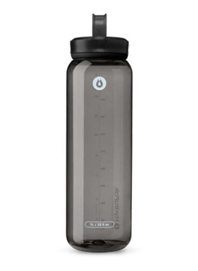 Hydrapak Water Bottle – Recon Clip & Carry 1L - Charcoal Grey - Image 1